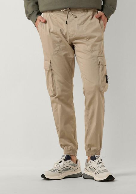 Taupe CALVIN KLEIN Cargohosen SKINNY WASHED CARGO PANT - large