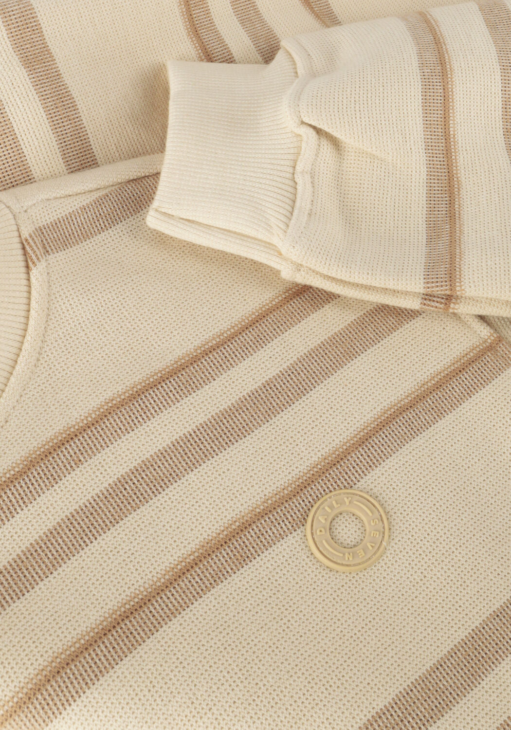 Sand DAILY7 Sweatshirt SWEATER STRUCTURE STRIPE - large