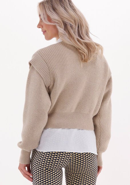 Sand COLOURFUL REBEL Pullover TOBY SLEEVE DETAIL KNITWEAR SWEATER - large