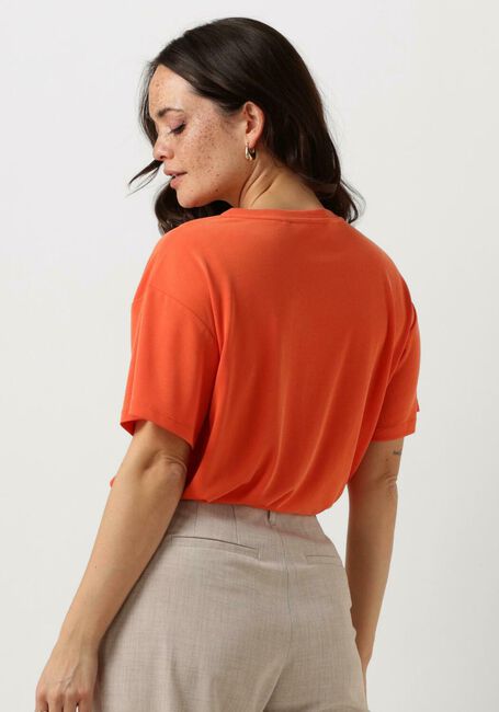 Orangene MSCH COPENHAGEN T-shirt MSCHFENYA MODAL V NECK TEE - large
