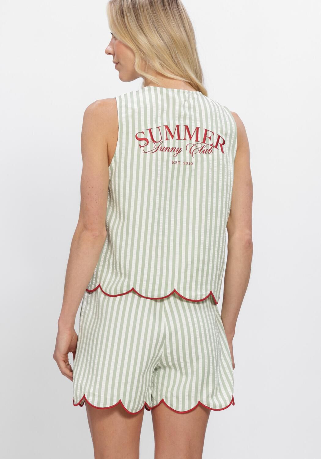 Gr&uuml;ne YDENCE Tops & T-shirts GILET EMBER - large