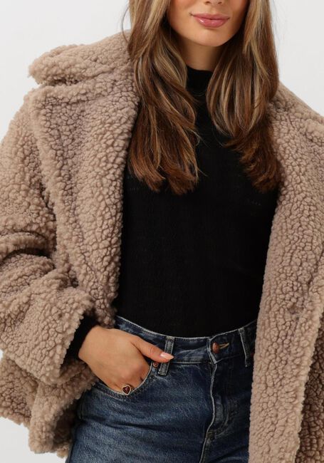 Sand UGG Teddy-Jacke GERTRUDE SHORT TEDDY COAT - large