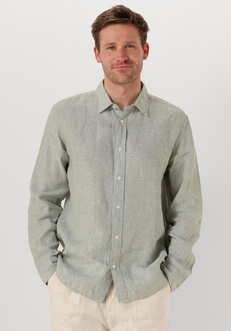 Grüne SELECTED HOMME Casual-Oberhemd SLHREGKYLIAN MIX LS SHIRT - large