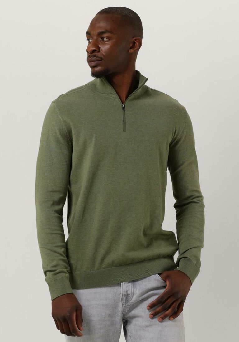 grüne selected homme pullover slhberg half zip cardigan b IV8814