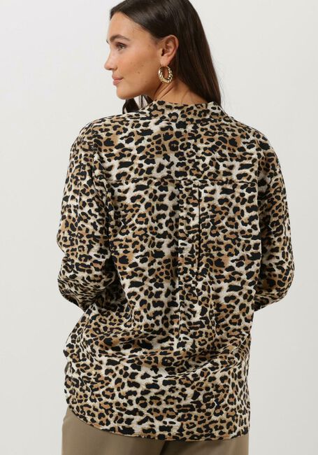 Braune SELECTED FEMME Blusen SLFSALLI LS OVERSIZE SHIRT - large