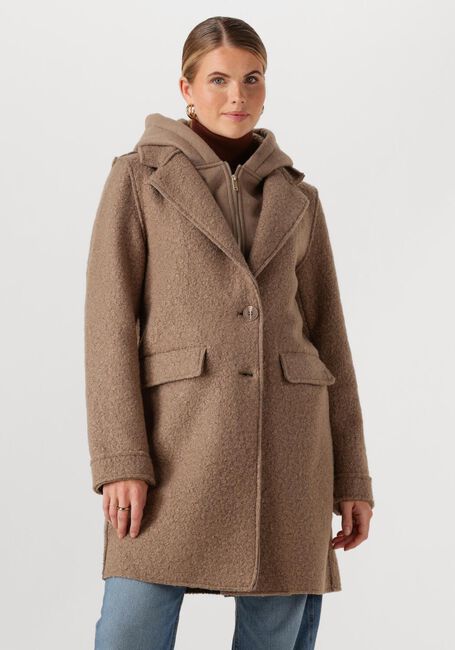 Taupe NUKUS Mäntel INNA JACKET BOUCLE - large