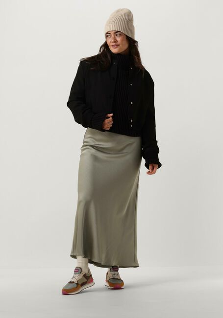 Schwarze NEO NOIR Rollkragenpullover BENSON CROPPED KNIT BLOUSE - large