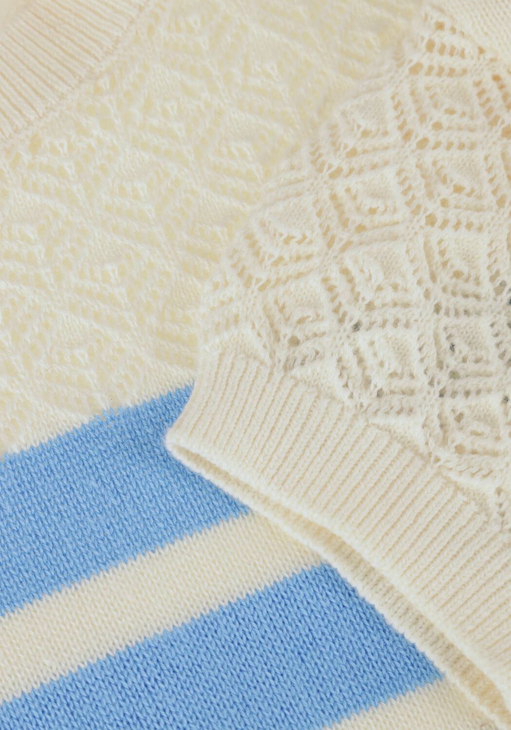 Blaue NONO Pullover KEYA KNITTED SWEATER - large