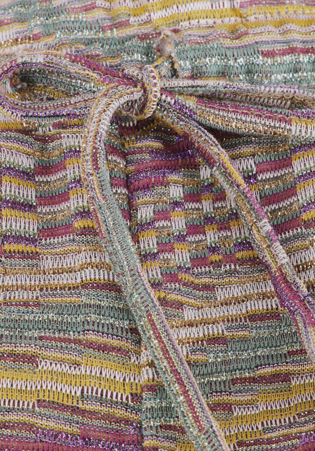 Mehrfarbige/Bunte SUMMUM Weite Hose WIDE LEG PANT MULTICOLOUR SPARKLY WAVE - large