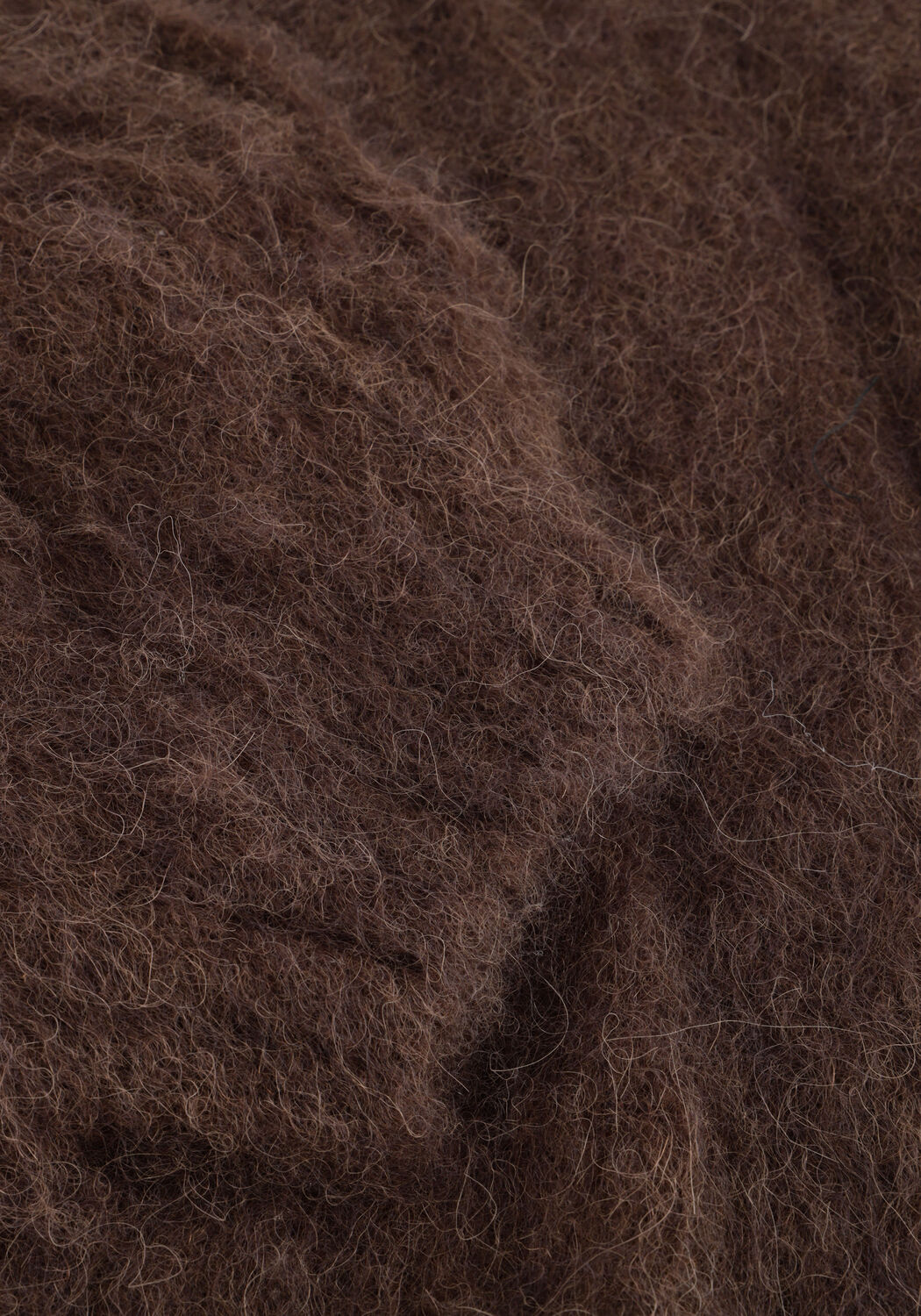 Braune ANOTHER LABEL Pullover PERLA KNITTED PULL - large