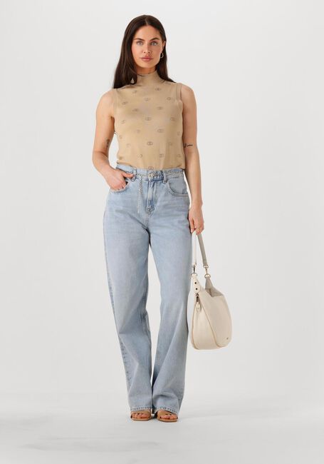 Beige LIU JO Top ECS MAGLIA CHIUSA S/M - large