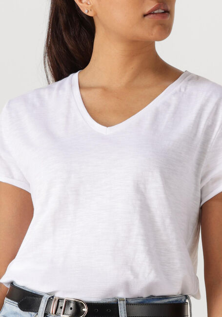 Weiße MY ESSENTIAL WARDROBE T-shirt 08 THE VTEE SLUB YARN JERSEY - large
