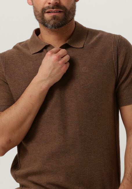 Braune DSTREZZED Polo-Shirt DS_MERCURY SHORT SLEEVE POLO - large