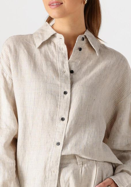Creme WITHBLACK Blusen WBLWILLOW LS SHIRT - large