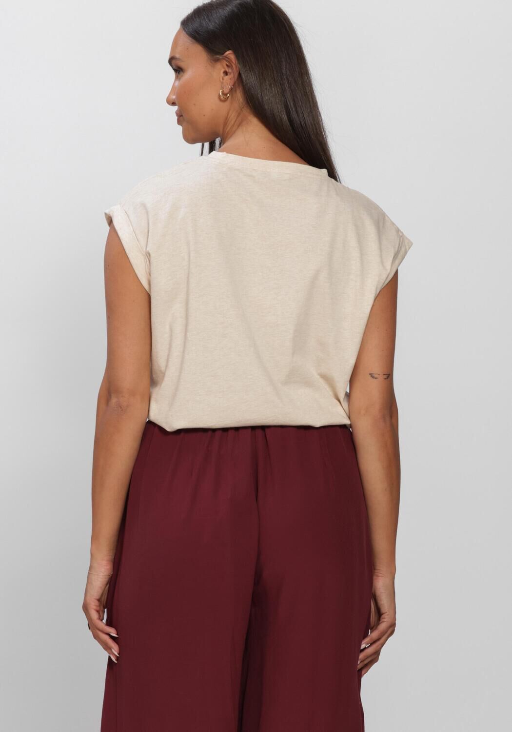Creme BY-BAR T-shirt TOBI SPEED TOP - large
