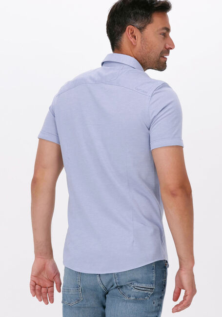 Hellblau CAST IRON Casual-Oberhemd SHORT SLEEVE SHIRT CF JERSEY PIQUE TEC - large