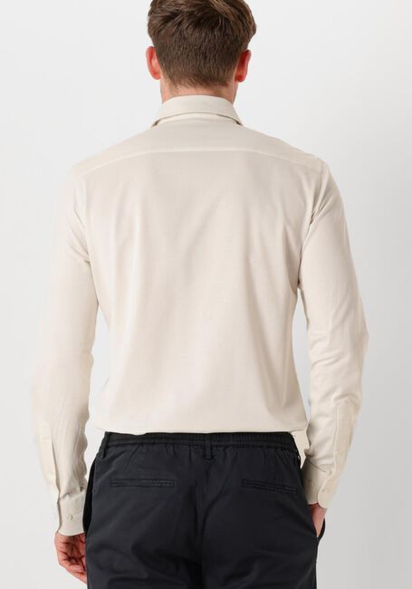 Ecru PROFUOMO Klassisches Oberhemd SHIRT X-CUTAWAY JAPANESE KNITTED - large