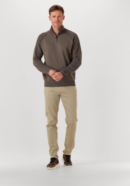Taupe GENTI Pullover TURTLE ZIP - large