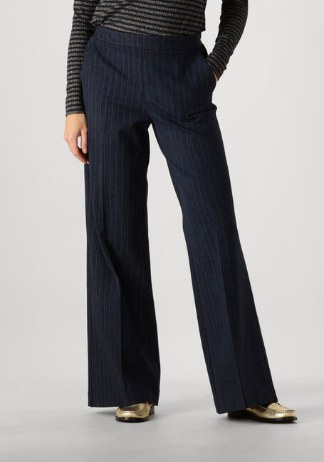 Blaue SUMMUM Hose TROUSERS BOOT CUT PUNTO VINTAGE STRIPE - large