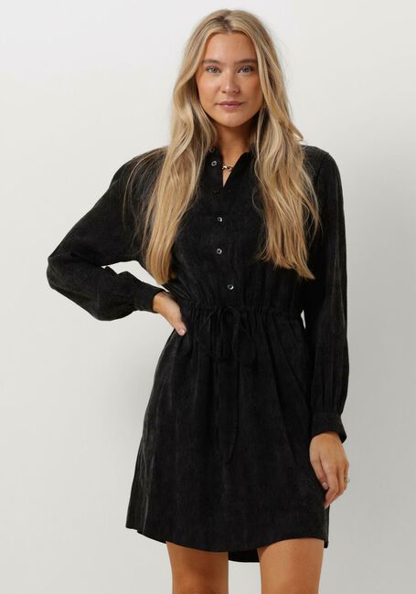 Schwarze VANILIA Minikleid ROMANTIC STRUCTURE DRESS - large