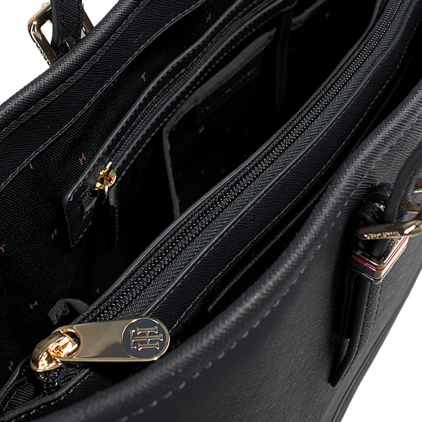 Schwarze TOMMY HILFIGER Shopper HONEY MED TOTE Omoda