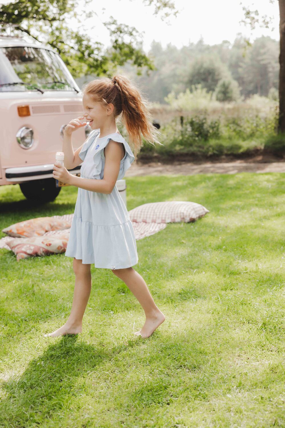 Hellblau LOOXS Little Midikleid 2512-7830 - large