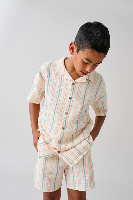 Weiße MY LITTLE COZMO Casual-Oberhemd LOUISK218 - large