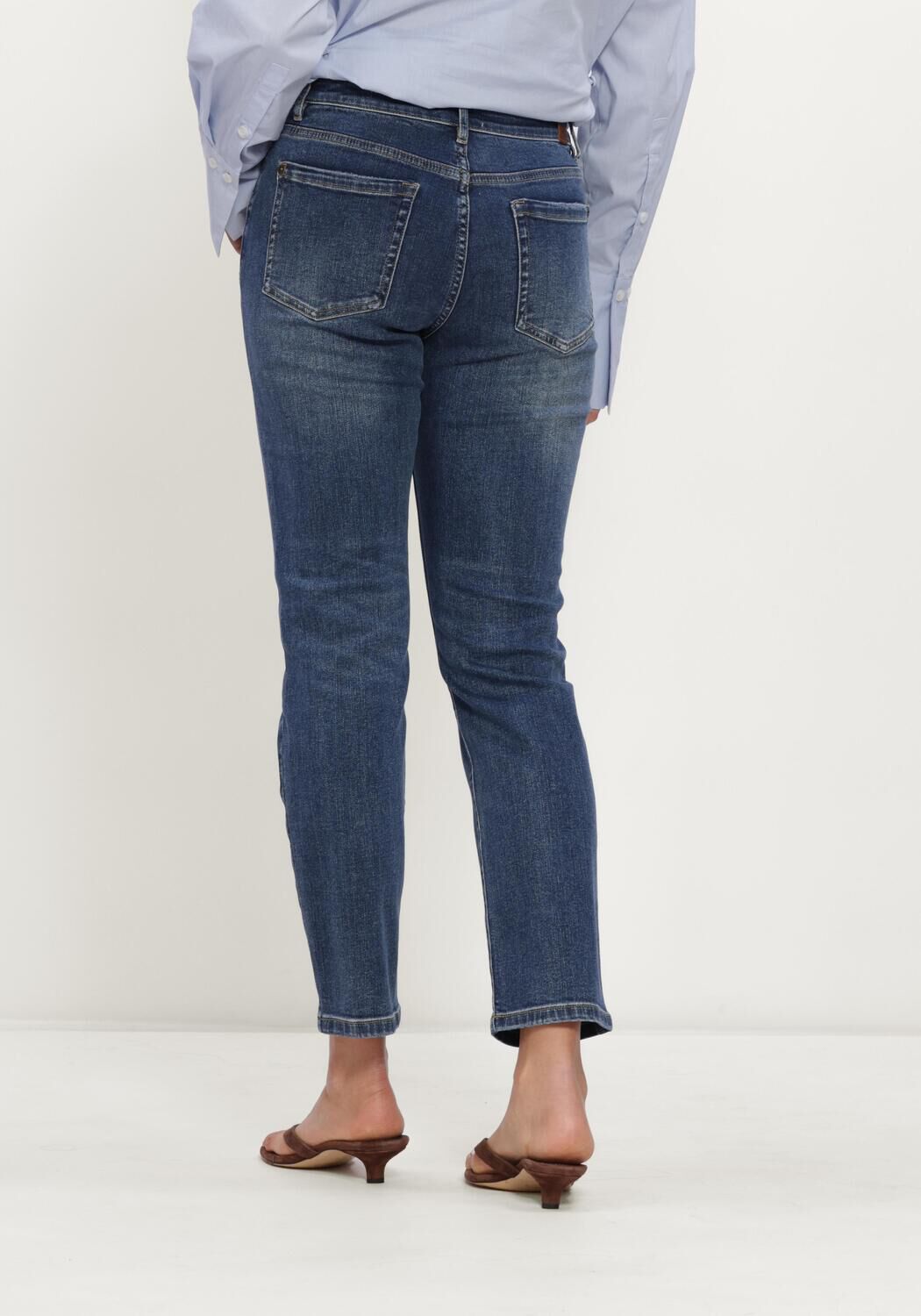 Blaue JANICE Slim fit jeans COOPER - large