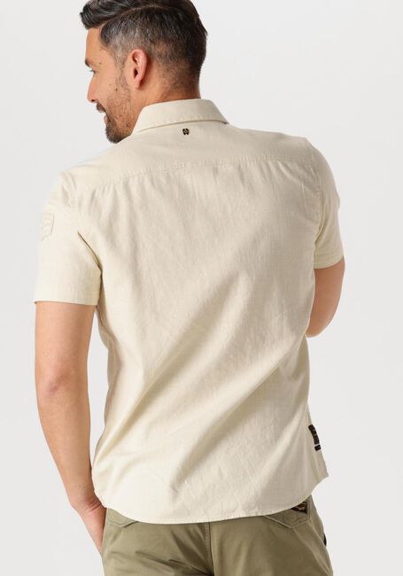 Beige PME LEGEND Casual-Oberhemd SHORT SLEEVE SHIRT SLUB COTTON - large