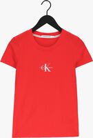 Rote CALVIN KLEIN T-shirt MONOGRAM SLIM TEE