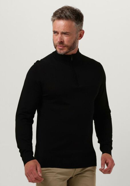 Schwarze PROFUOMO Pullover PULLOVER HALF ZIP - large