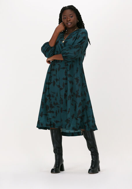 Grüne JUST FEMALE Midikleid FALLOW DRESS - large