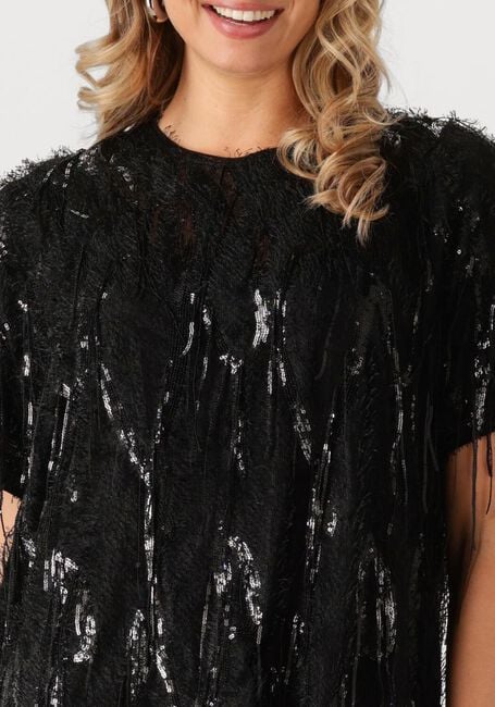 Schwarze CO'COUTURE Minikleid SILLACC SEQUIN DRESS - large