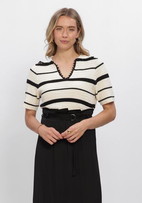 Mehrfarbige/Bunte SECOND FEMALE Tops & T-shirts SUSI KNIT COLLAR - large