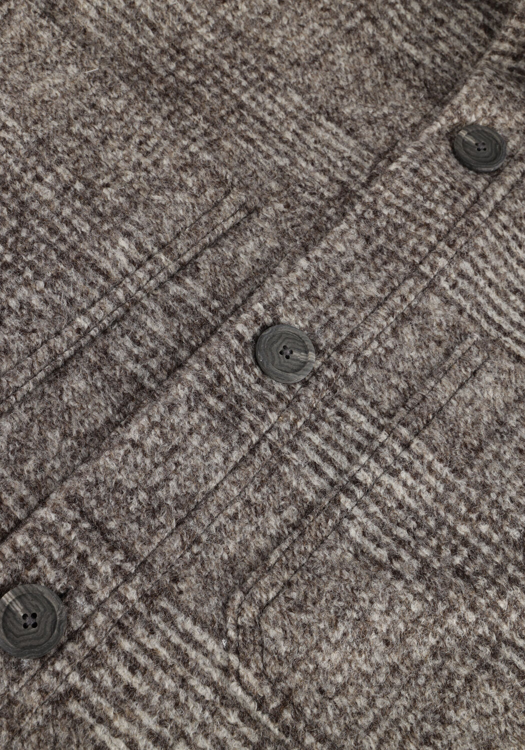 Graue PROFUOMO Overshirt OVERSHIRT KNIT CHECK - large