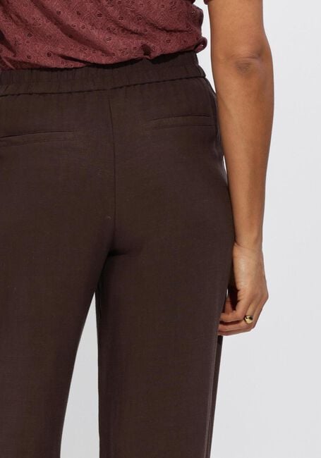 Braune OBJECT Weite Hose OBJSANNE ALINE WIDE PANT - large