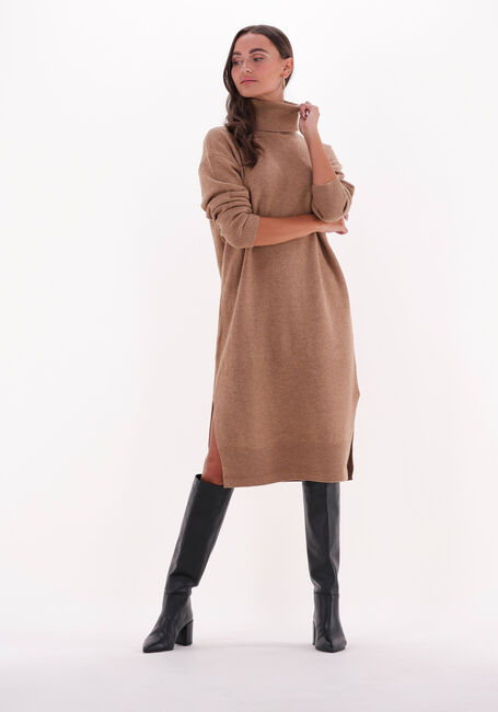 Camelfarbene VANESSA BRUNO Midikleid VERNA DRESS - large