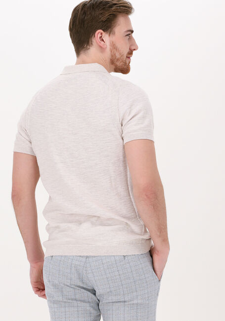 Weiße DSTREZZED Polo-Shirt POLO S/S MELANGE SLUB - large