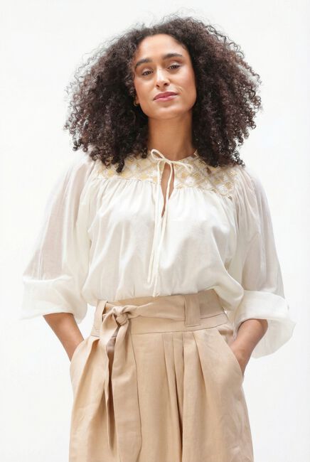 Wei&szlig;e GREEK ARCHAIC KORI Blusen S26K-4064157 - large