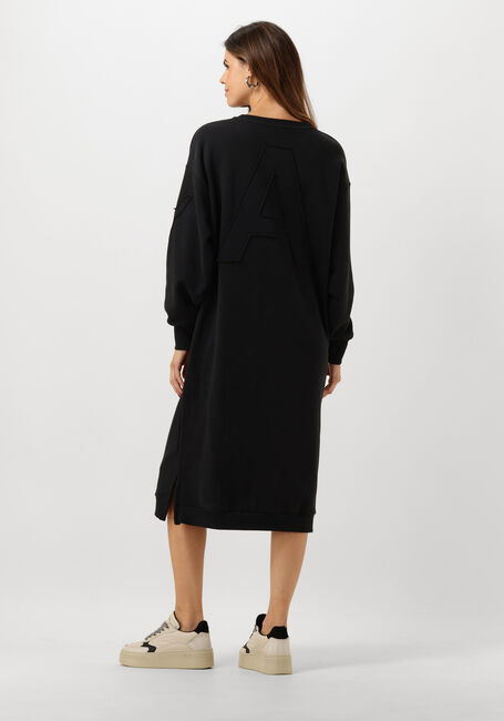 Schwarze ALIX THE LABEL Midikleid LADIES KNITTED MIDI SWEAT DRESS - large
