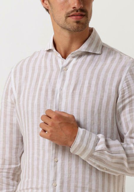 Beige PROFUOMO Casual-Oberhemd SHIRT X-CUTAWAY SC LINNEN - large