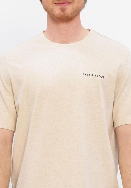 Beige LYLE & SCOTT T-shirt SCRIPT T-SHIRT - large
