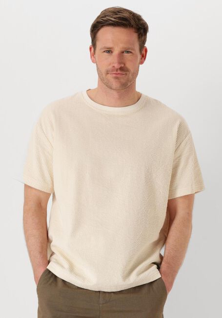 Nicht-gerade weiss ANERKJENDT T-shirt AKVILLADS CORDUROY S/S TEE - large