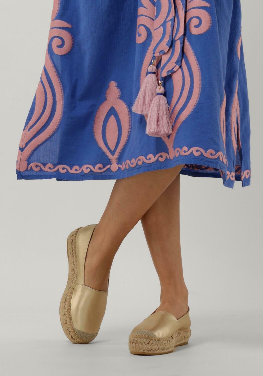 Goldfarbene RED-RAG Espadrilles 78136 - large