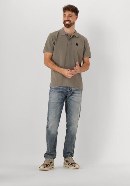 Khaki BUTCHER OF BLUE Polo-Shirt ARMY PIQUE POLO - large