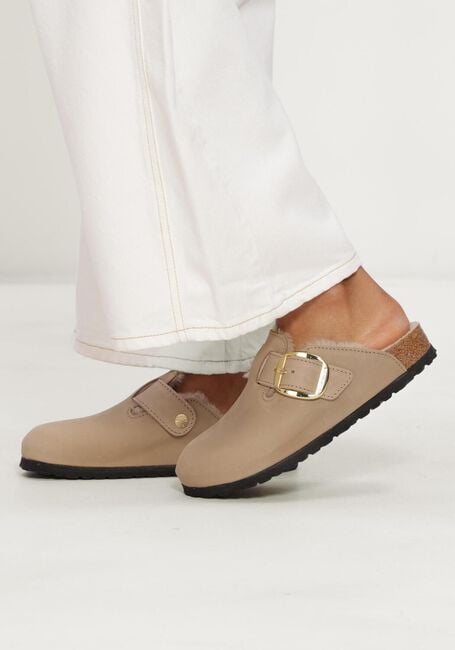 Beige BIRKENSTOCK Slipper BOSTON BIG BUCKLE - large