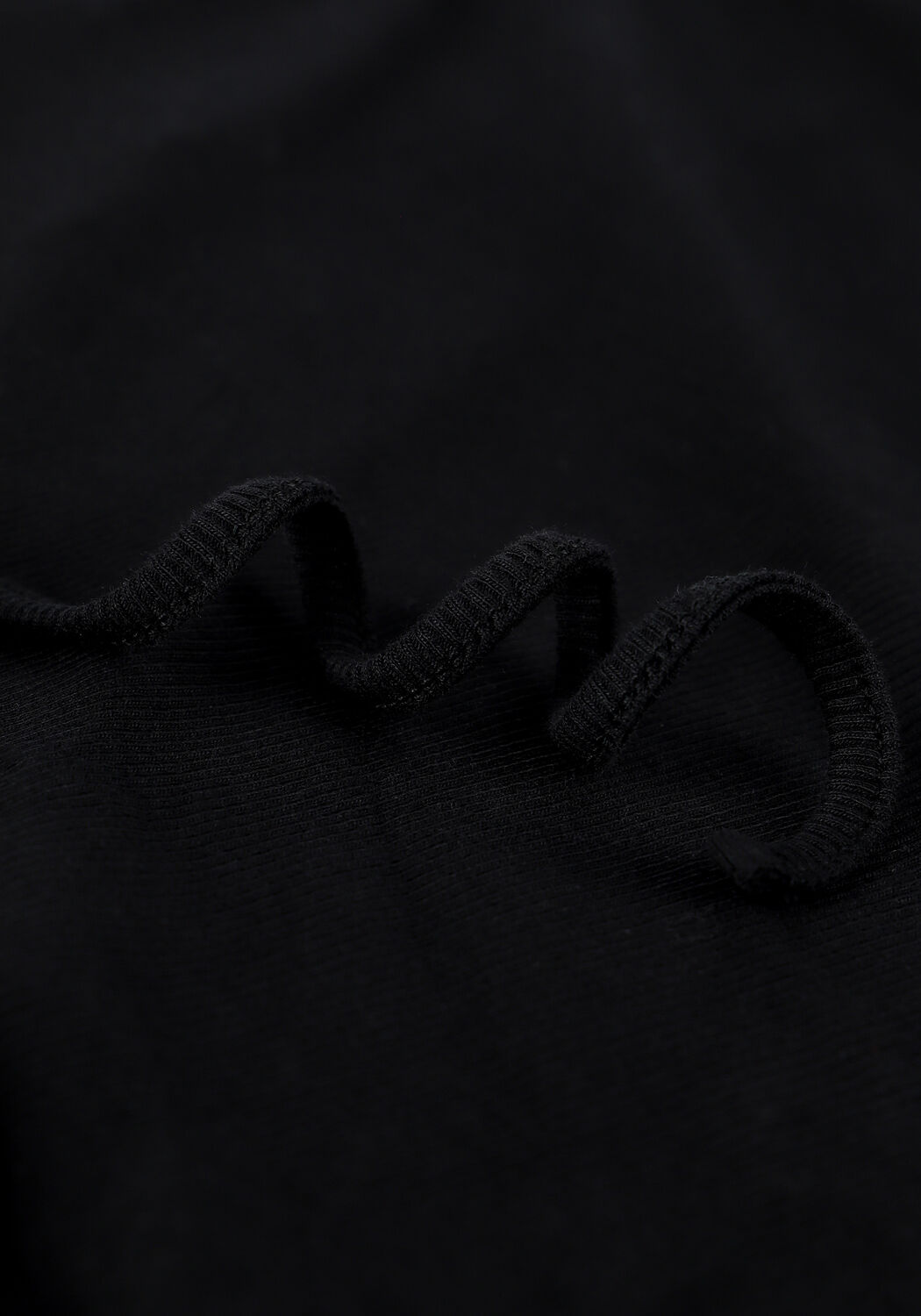 Schwarze ENVII Top ENALLY LS V-N TEE 5314 - large