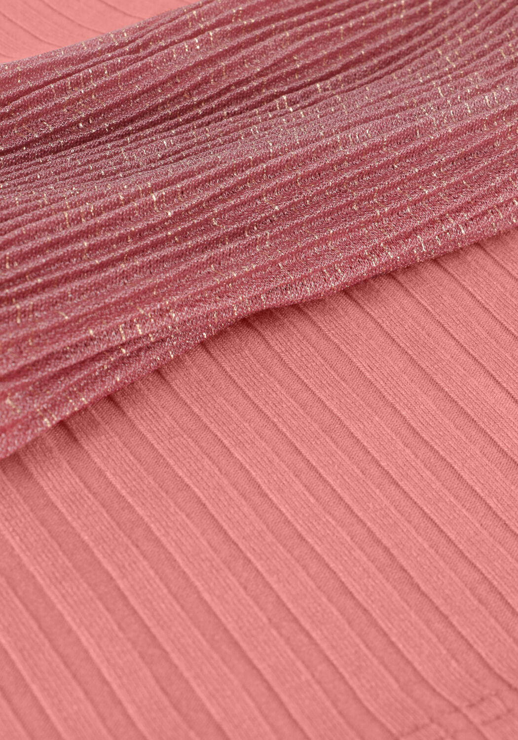 Rosane NONO Langarmshirts KISJA GIRLS RIB JERSEY TOP WITH CONTRAST SLEEVES PINK - large