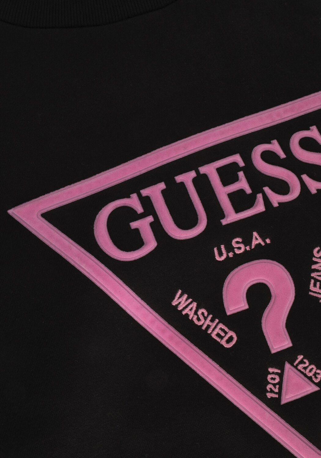 Schwarze GUESS Sweatshirt ROXI SWEATSHIRT - large