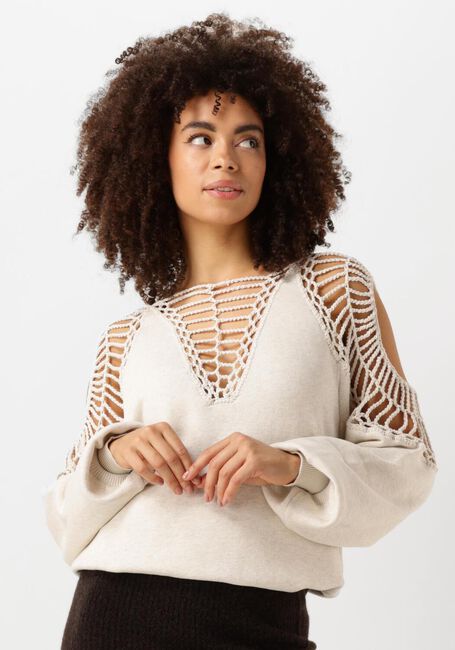 Ecru MES DEMOISELLES Sweatshirt SHIHO - large